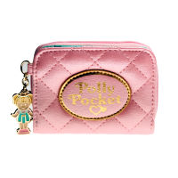 Pink Quilted Women Wallets Female Coins Purse 6717