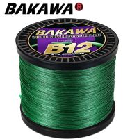 BAKAWA  X12 X8 Super Strong 12 Strands 8 Strands Braided Fishing Line 300M 500M Multifilament PE Line Saltwater Fishing Tackle Fishing Lines