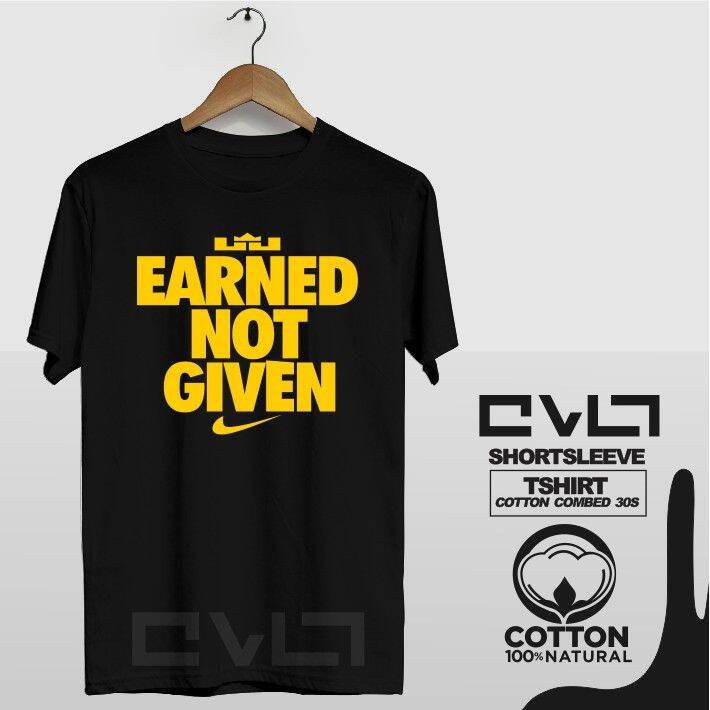 earned not given lebron