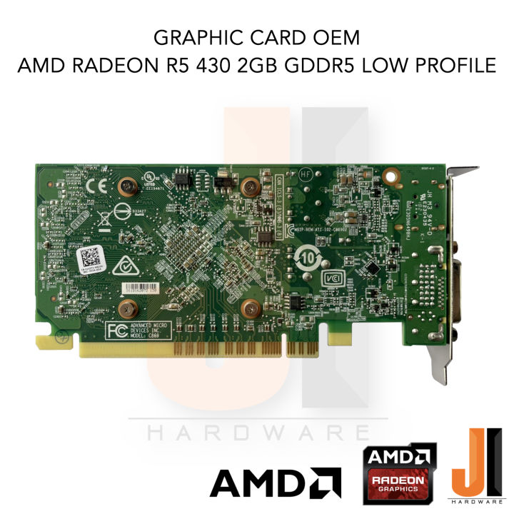 graphic-card-amd-radeon-r5-430-2048mb-64-bit-gddr5-oem-low-profile-สินค้ามือสองสภาพดีมีการรับประกัน