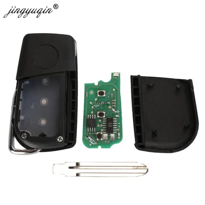 Heart Horse Car Remote Controls Key Replacements For T O Yo Ta RAV4 Prado Tarago Kluger Avensis, 2 Buttons Remote Key Case With 433Mhz 4D67 Chip, Prado Remote Key Cover Case/RAV4 Key Fob - Foto 13