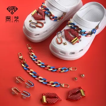 Balenciaga crocs charms hot sale