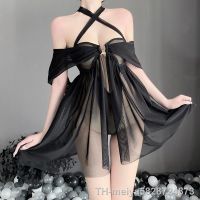 【hot】▲✁﹊  Perspective Suspenders Erotic Nightdress Robe Homewear Sleepwear