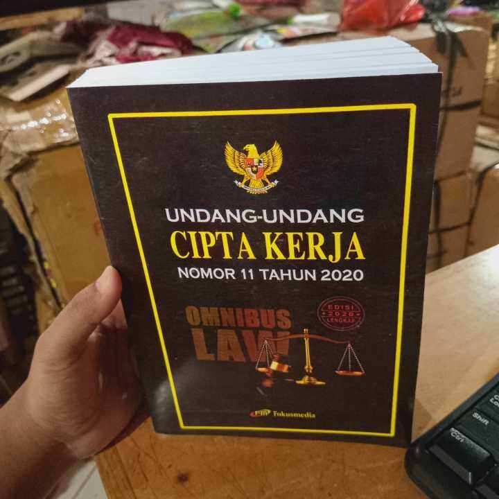 Buku Undang Undang Cipta Kerja Nomor 11 Tahun 2020 Edisi 2020 Lengkap ...