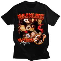 Men T-Shirt Greta Gremlin Funny Tees Short Sleeve Gremlins Gizmo Monster 80s Horror Christmas Movie T Shirt Gift Idea Clothes