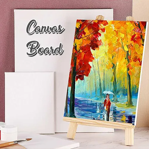 Professional Blank Drawing Board White Wooden Art Frame Artist Canvas Frame Painting  Board Art Paint Craft Oil Paint Board 30X40CM 