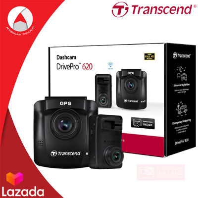 Transcend DrivePro 620 Dual Camera Dashcam WiFi Memory Card ทรานเซนต์ กล้องติดรถยนต์ กล้องหน้ารถ กล้องรถยนต์ กล้องวงจรปิด กล้อง วงจรปิด ip Camera Yoosee รับประกัน 2 ปี