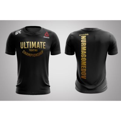 KHABIB TShirtไมโครไฟเบอร์การต่อสู้ที่ดีที่สุดChampionship Khabib Nurmagomedov