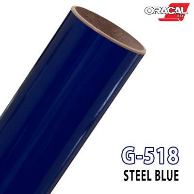 Oracal 651 สติ๊กเกอร์เงาสีน้ำเงินเข้ม ติดรถยนต์ (150cm.x126cm.)