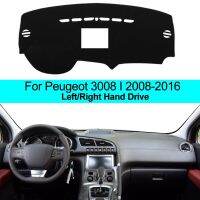 2 Layers Car Dashboard Cover Sun Shade For Peugeot 3008 I 2008 2009 2010 2011 2012 2013 2014 2015 2016 Dash Mat Carpet Cushion