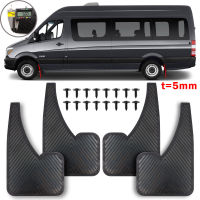 5มม. ยาง Mudflaps Mud Flaps Splash Guards Mudguard สำหรับ Sprinter W901 W902 W903 W904 W905 W907 Dodge 2500 Van 4x4