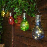 Led Solar Light Bulb Built-in 40mah Battery Outdoor Hanging Lanterns For Party Garden Home Patio Decor Bulbs  LEDs HIDs