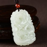 Afghanistan Jade Dragon Brand Pendant Zodiac Dragon Jade Pendant belongs to the dragon male and female jade pendant necklace X3TT X3TT