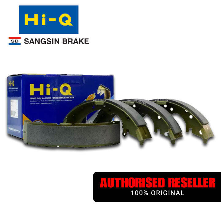 HiQ Rear Brake Shoes by Sangsin for Toyota Hilux Vigo 4x2, Hilux Revo 4x2, Tamaraw Revo, Innova