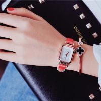 【Hot Sale】 female square retro student Korean version ulzzang casual atmosphere simple European temperament all-match watch