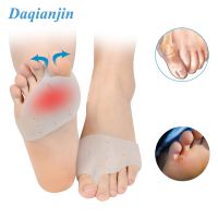 ✑✼ 1 Pair Silicone Forefoot Pad Toe Separator For Bunion Overlapped Toes Correction Preventing Blisters Corn Calluses Foot Care