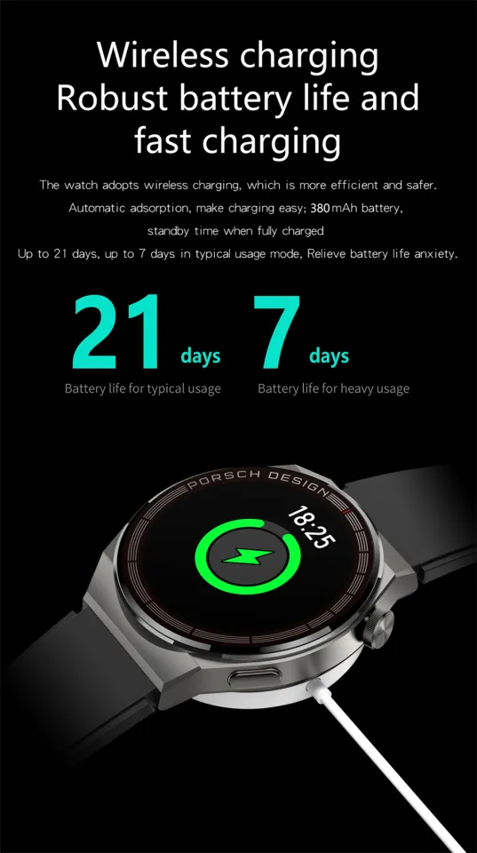 2022 NFC Smartwatch Men AMOLED 390*390 HD Screen Waterproof Bluetooth Call  New