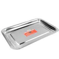 ถาดอะลูมิเนียมสี่เหลี่ยม ถาดใส่อาหาร  32x22x2 รุ่น Buffet-tray-serving-05g-Boss