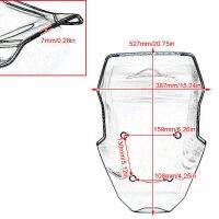 อุปกรณ์เสริมกระจกหน้ารถมอเตอร์ไซค์กระจกบังลมกระจกหน้ารถคลุมกระจกบังลมสำหรับ BMW C400X C 400X2019 2020 2021