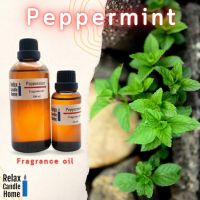 หัวน้ำหอมกลิ่นเปปเปอร์มิ้นท์ Peppermint Fragrance oil  สำหรับเทียนเเละเครื่องหอม 30ml, 100ml