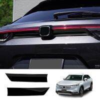 For -V Vezel 2021 2022 Exterior ABS Glossy Black Rear Door Trunk Strip Edge Moulding Trims Cover