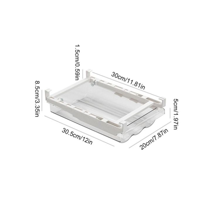 ideert-กล่องเก็บของไข่ชนิดลิ้นชักใสแบบแขวนลิ้นชักจัดระเบียบลิ้นชักเก็บไข่ใช้งานได้จริงห้องครัวแบบดึงออกได้