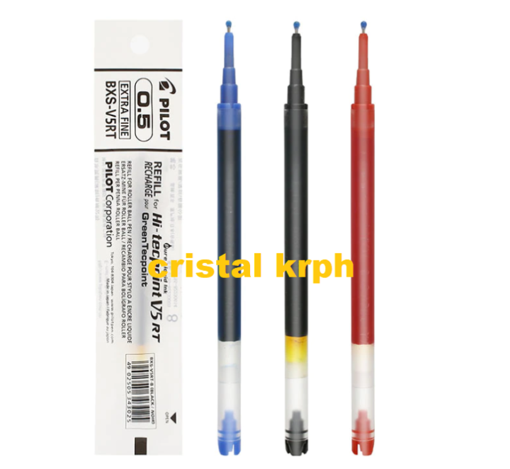 Pilot Refill For Hi-Tecpoint V5RT V7RT Gel Refills Black Blue Red 0.5 ...