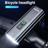 SORIDER-Faro Inteligente Para Bicicleta, Luz Frontal De 2000 Lúmenes,Reargable Via USB,ซึมผ่านได้,Advertencia De Seguridad, Gran Angular,พาราคิคลิสโม