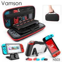 Vamson for Nintendo Switch Accessories Mech Protective Sleeve Travel Carrying Case Game Accessories Set for Nintend NS Bag NS03