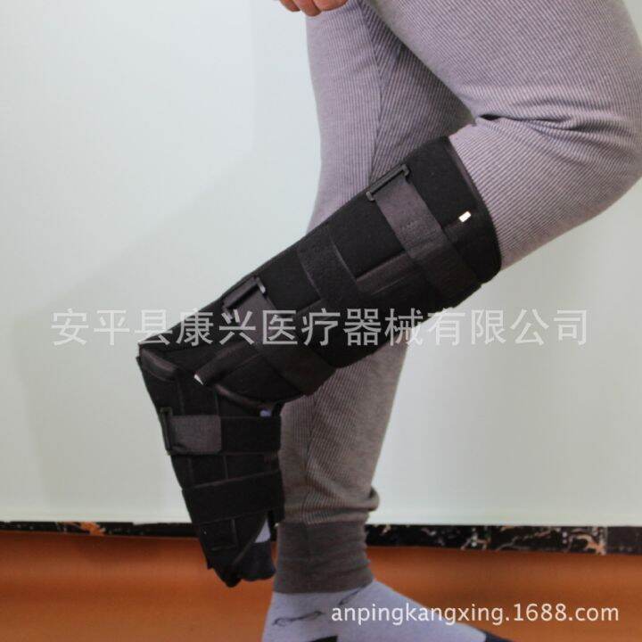 calf-super-ankle-fixation-strap-black-tibiofibular-ankle-fixation-strap-lower-adjustable-leg-support-strap-leg-fixation-sleeve-foot-afo-splint