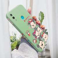 Case4you สำหรับ Huawei Y7 Huawei Y7P Y7 Pro 2019การ์ตูนดีไซน์น่ารักลายขอบซิลิโคนแบบเต็มกรอบปกป้องเคสกล้อง