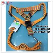 Hoàn tiền 6% Hanpet - Dây dắt chó + dây yếm đai yên ngựa cho chó 14-18kg