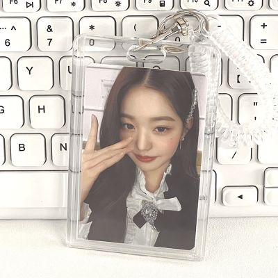 hot！【DT】✚  Photocard Holder Card Cover Keychain Kpop Idol ID Pendant