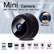 A9 Camera Mini Máy Ghi Âm Micro IP WiFi Full HD 1080P Màn Hình An Ninh