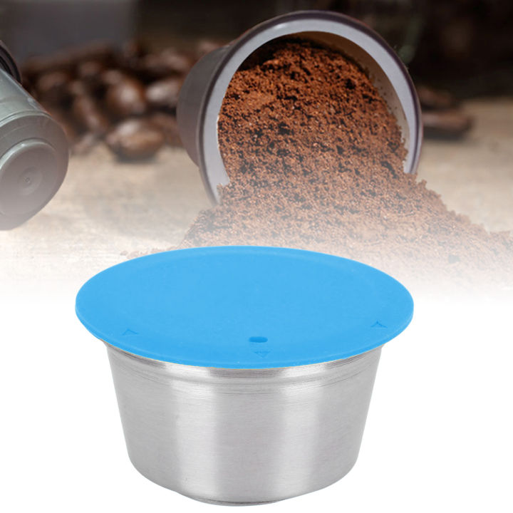 เครื่องชงกาแฟชงกาแฟเติมได้สำหรับดอลซ์กัสโตคาเฟ่และบ้านแคปซูลถ้วยแคปซูลกาแฟแคปซูลกาแฟใช้ซ้ำได้ทนทาน