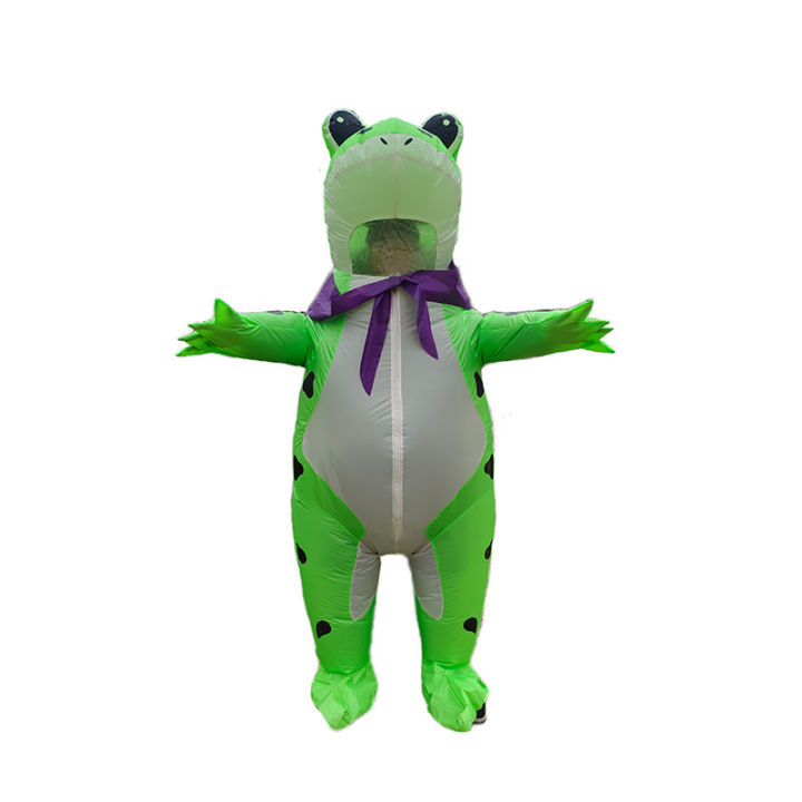 xinkou-ฮาโลวีนใหม่กบ-inflatable-เสื้อผ้าการ์ตูนสัตว์กลางแจ้งเสื้อผ้าแสดงกบ-inflatable-เสื้อผ้าชุด