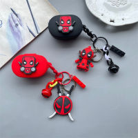 Deadpools สำหรับ Redmi AirDots3ปลอกหูซิลิโคนการ์ตูนหูฟังไร้สายบลูทูธเคสป้องกัน Anti-Fall Soft Shell จี้น่ารัก