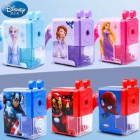 ✓❒㍿ พร้อมส่ง Disney กบเหลาดินสอ แบบมือหมุน เหลาง่าย ลายการ์ตูน Frozen / Spider-Man