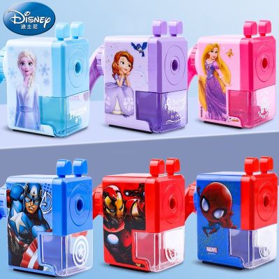 พร้อมส่ง Disney กบเหลาดินสอ แบบมือหมุน เหลาง่าย ลายการ์ตูน Frozen / Spider-Man