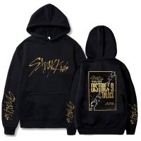 Stray Hoodies Korean Fashion StrayDISTRICT 9:UNLOCK Album Poster Graphic Fans Long Sleeve Winter Sweatshirt Size XS-4XL