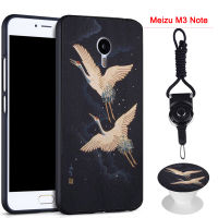 เคสโทรศัพท์สำหรับ Meizu M3 Note ป้องกันการกระแทกและป้องกันการกระแทกที่มีรูปแบบเดียวกันถุงลมนิรภัยขาตั้งโทรศัพท์และเชือก