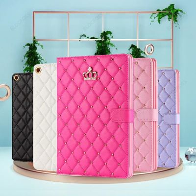 [2023ร้อน] Funda เคสสำหรับไอแพด10.2 "9th Gen Air4 5 10th 10.9" Ipad Air1 2 9.7 "Pro11 Lambskin Smart เคสสำหรับไอแพด2 3 4 Mini 3 4 5 6