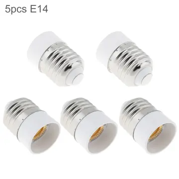 5pcs E27 To E14 Lamp Holder Converter Light Bulb Small Iron Ring Lampholder  Adapter