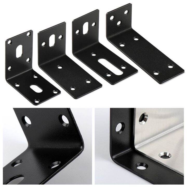 2PCS Stainless Steel Angle Corner Code Fasteners Protector Corner Stand