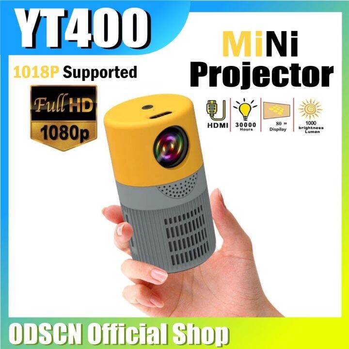 [Authentic Store] YT400 Projector 1080P Movie Theater Player Lazada PH