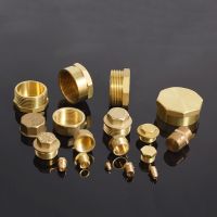 1/8 1/4 3/8 1/2 3/4 1 -2 BSP Male Female Brass Hex End Cap Plug Pipe Plumbing Fitting Adapter Water Gas Oil