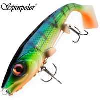 hot！【DT】 Spinpoler Big Soft Fishing With Rig Set 14cm/18cm Jigging Trolling Saltwater Sea Tackle Pesca