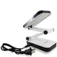 ✐☊┋ ICONSIGN Mirror Foldable Rechargeable White Light Desk Lamp Eyelash Extension Flexible LED Light