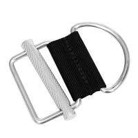 1 Piece Scuba Diving Sidemount Webbing Strap Fixing Buckle Stainless Steel Replacement for 50Mm Webbing