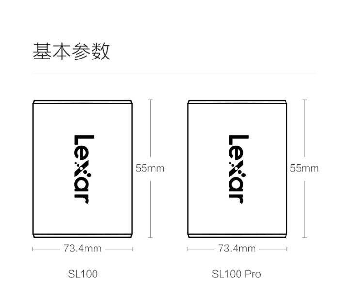 ssd-แบบพกพา-lexar-professional-sl100-pro-portable-ssd-ความจุ-500gb-usb-type-c-speed-950mb-mac-osx-window-รับประกัน-3ปี